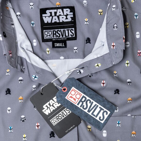 RSVLTS - Star Wars “Lil Troopers” Button Down Small - NWT - Picture 5 of 8